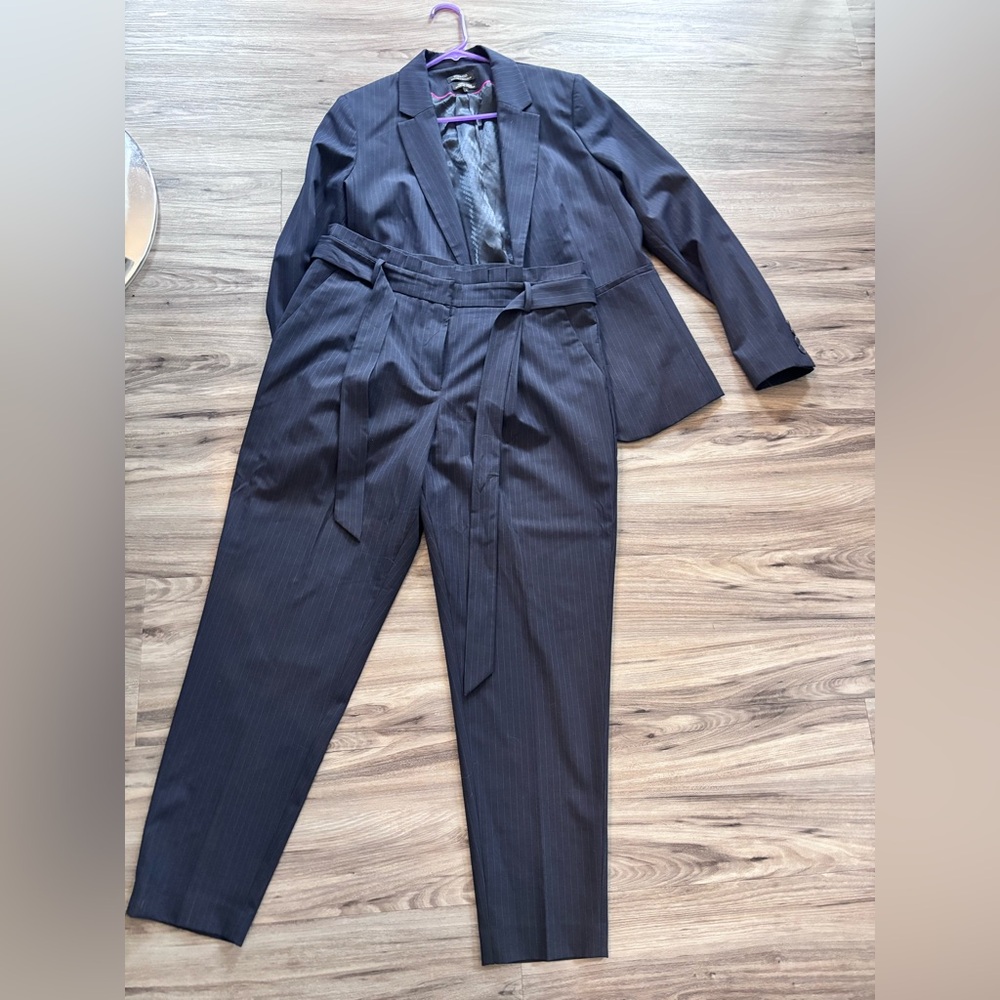 RW&CO Navy Pinstripe Suit